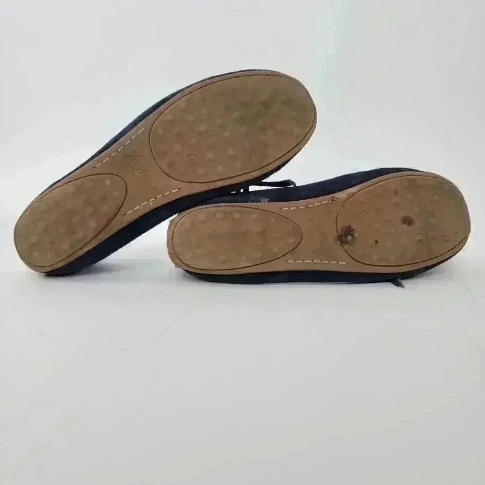 Lucky Brand Aunee Blue Suede Driving Mocassins - 10 - Picture 4 of 10